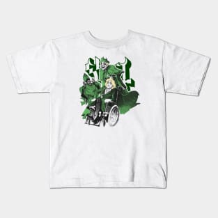 Funny Ghost Green Kids T-Shirt